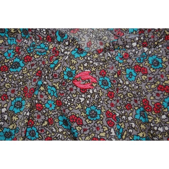 Billabong Long Flowing Flower Print Spaghetti Strap Summer Dress Women's Medium - Picture 7 of 10